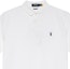 Cheap Polo Ralph Lauren SS22 Classic White Cotton Polo Shirt with Embroidered Logo for Men 710666997-001