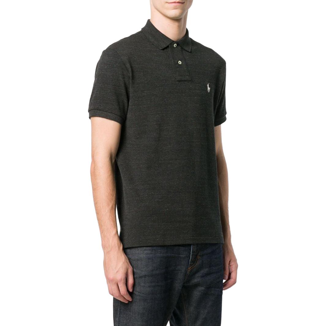 Details for Polo Ralph Lauren SS22 Slim Fit Kaos Berkerah Hitam Pria. 710680784-011