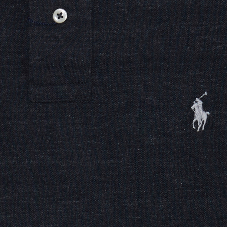 Sizing Polo Ralph Lauren SS22 Slim Fit Kaos Berkerah Hitam Pria. 710680784-011