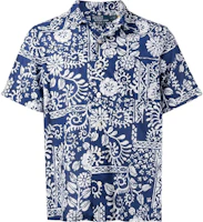 Polo Ralph Lauren SS22 Floral Print Short-Sleeve Shirt Blue 710864185-001 Polo Ralph Lauren SS22 Floral Print Short-Sleeve Shirt Blue 710864185-001