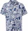 Order Polo Ralph Lauren SS22 Floral Print Short-Sleeve Shirt Blue 710864185-001