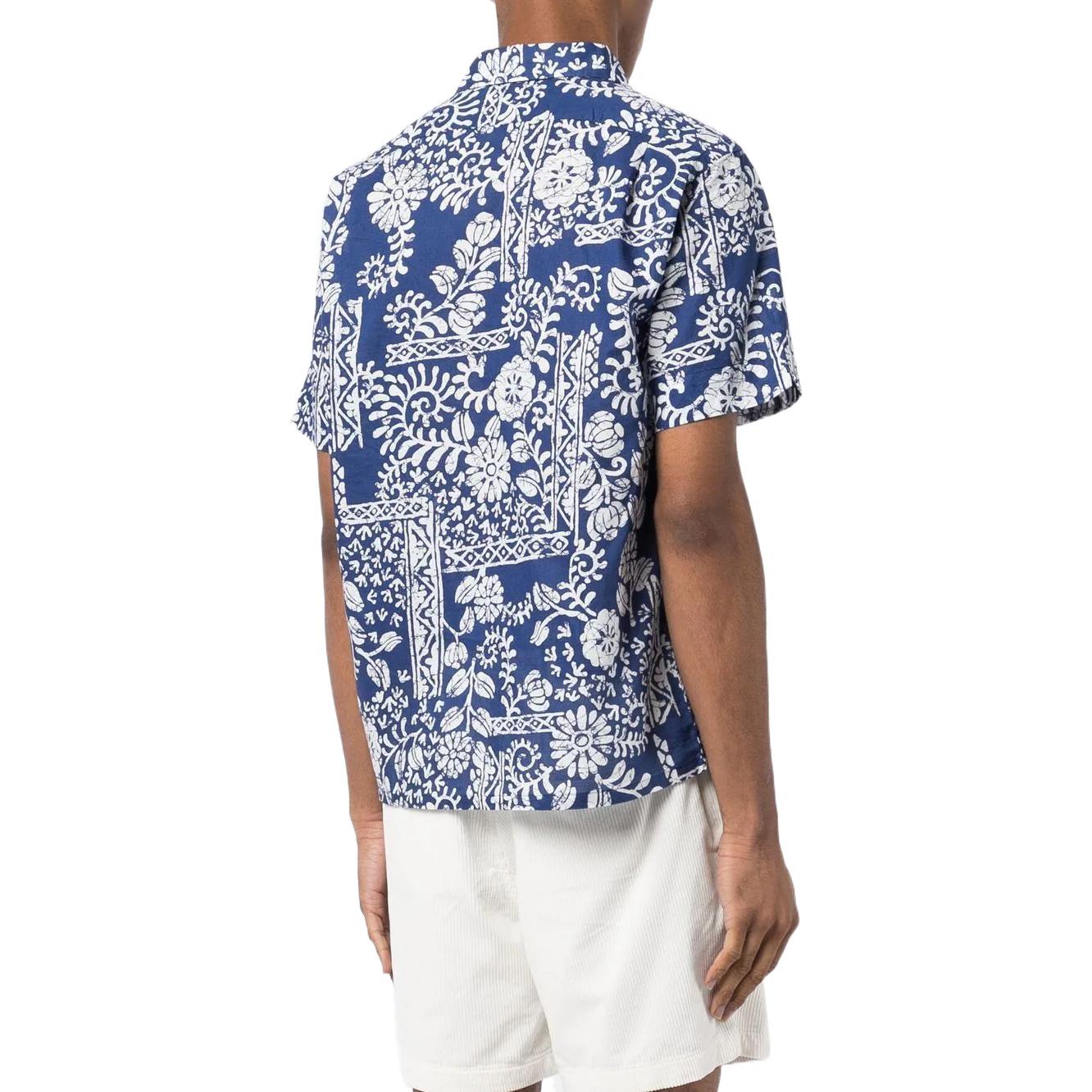 Polo Ralph Lauren SS22 Floral Print Short-Sleeve Shirt Blue 710864185-001 圖 4