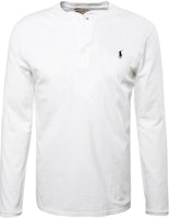 Polo Ralph Lauren SS22 Logo Embroidered Button-Up Short Sleeve Tee White Mens. 710790058-002 Polo Ralph Lauren SS22 Logo Embroidered Button-Up Short Sleeve Tee White Mens. 710790058-002