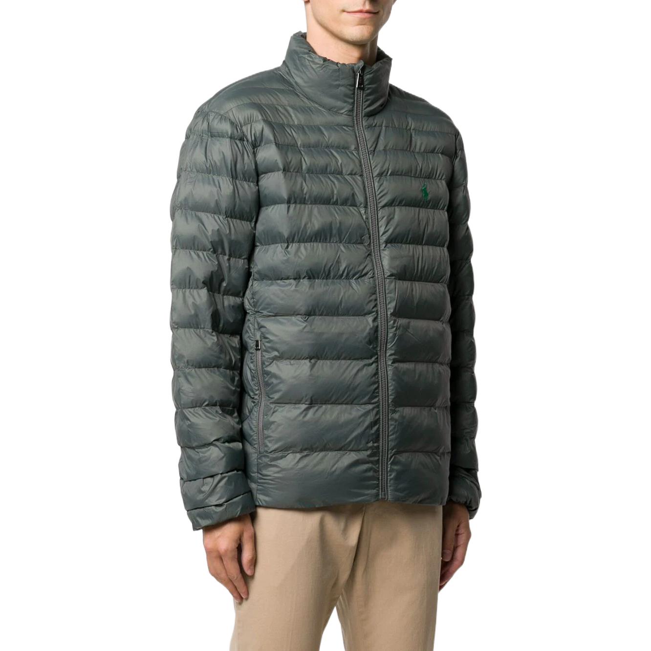 Polo Ralph Lauren SS22 Logo Embroidered Stand Collar Jacket Grey 710810897-011 圖 5