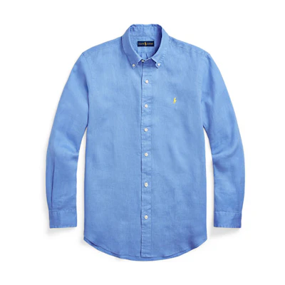 Polo Ralph Lauren SS22 Logo Shirt - University Blue. MNPOWOV16822173-430