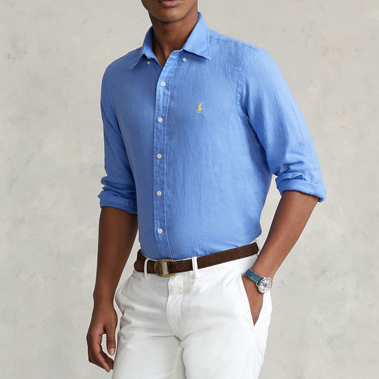 Polo Ralph Lauren SS22 Logo Shirt  - University Blue. MNPOWOV16822173-430 圖 3