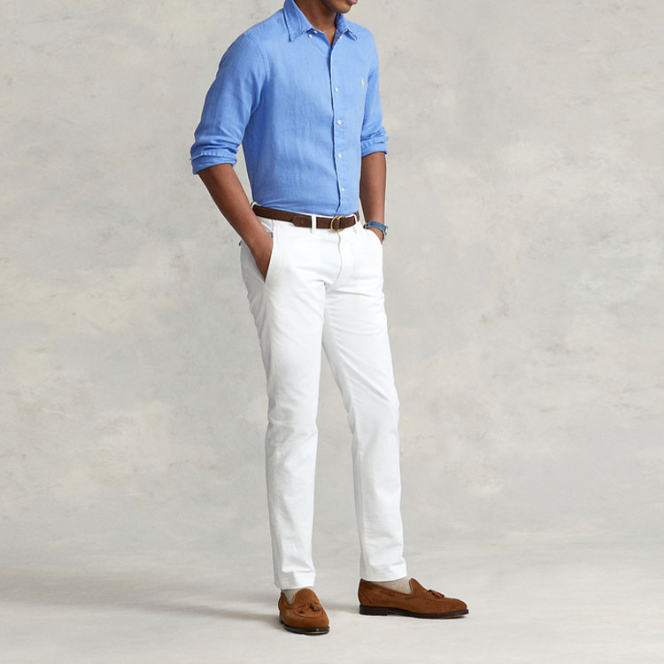 Polo Ralph Lauren SS22 Logo Shirt  - University Blue. MNPOWOV16822173-430 圖 5