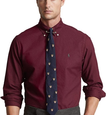 Polo Ralph Lauren SS22寬鬆款刺繡小馬長袖襯衫酒紅色 MNPOWOV16822491-600 Shop Polo Ralph Lauren SS22寬鬆款刺繡小馬長袖襯衫酒紅色 MNPOWOV16822491-600