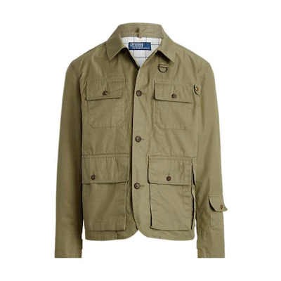 Polo Ralph Lauren SS22 Multi-Pocket Solid Long-Sleeve Jacket Army Green MNPOOTW16020803-300
