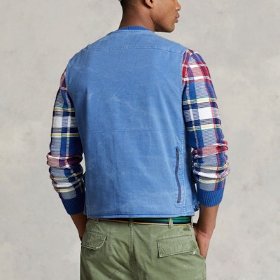 Polo Ralph Lauren SS22 多口袋拉链马甲 蓝色 (). MNPOOTW1N220112 Purchase Polo Ralph Lauren SS22 多口袋拉链马甲 蓝色 (). MNPOOTW1N220112