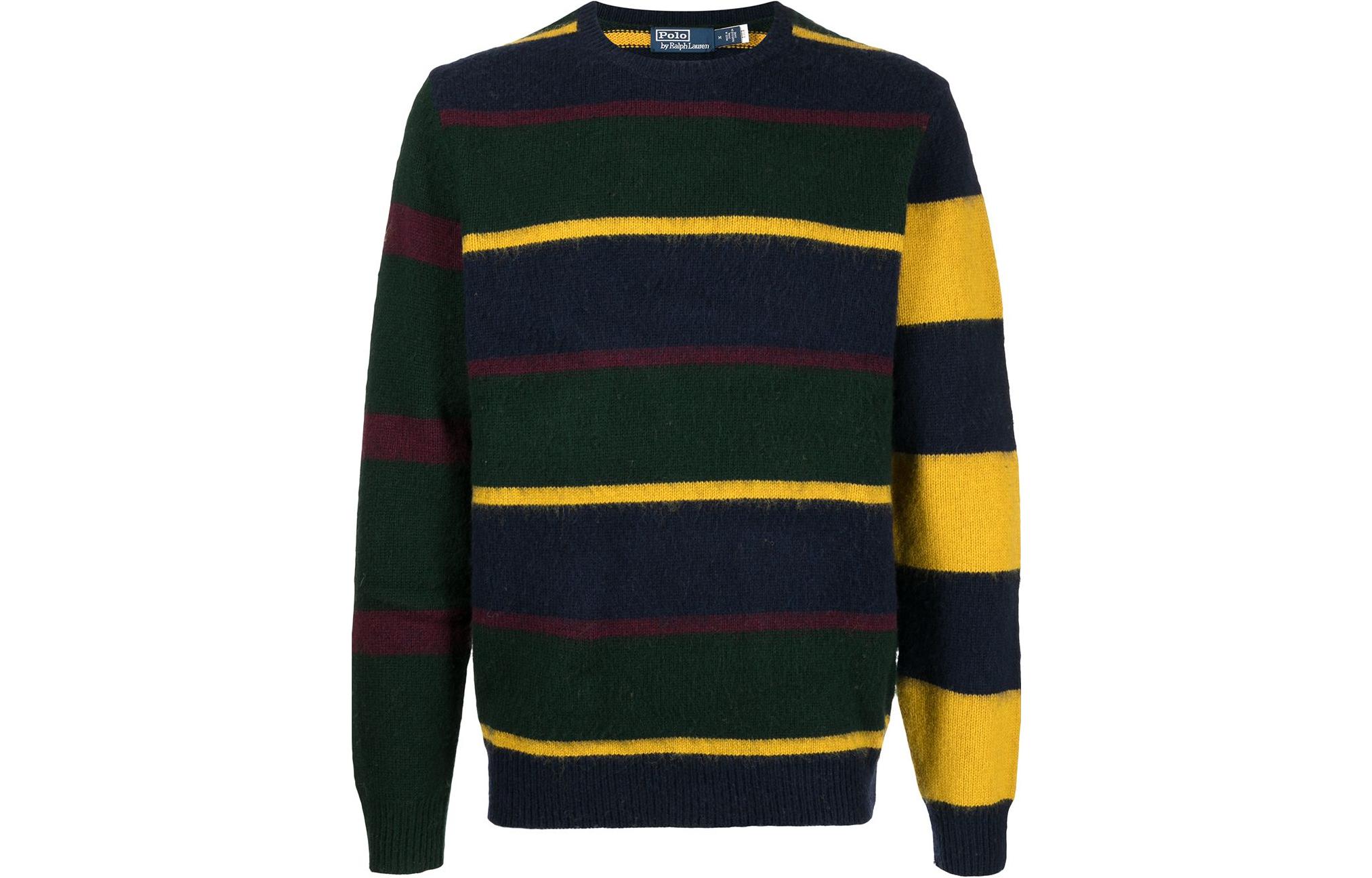 Polo Ralph Lauren SS22 Multi-Stripe Knit Wool Sweater  Blue 710849657-001 圖 2