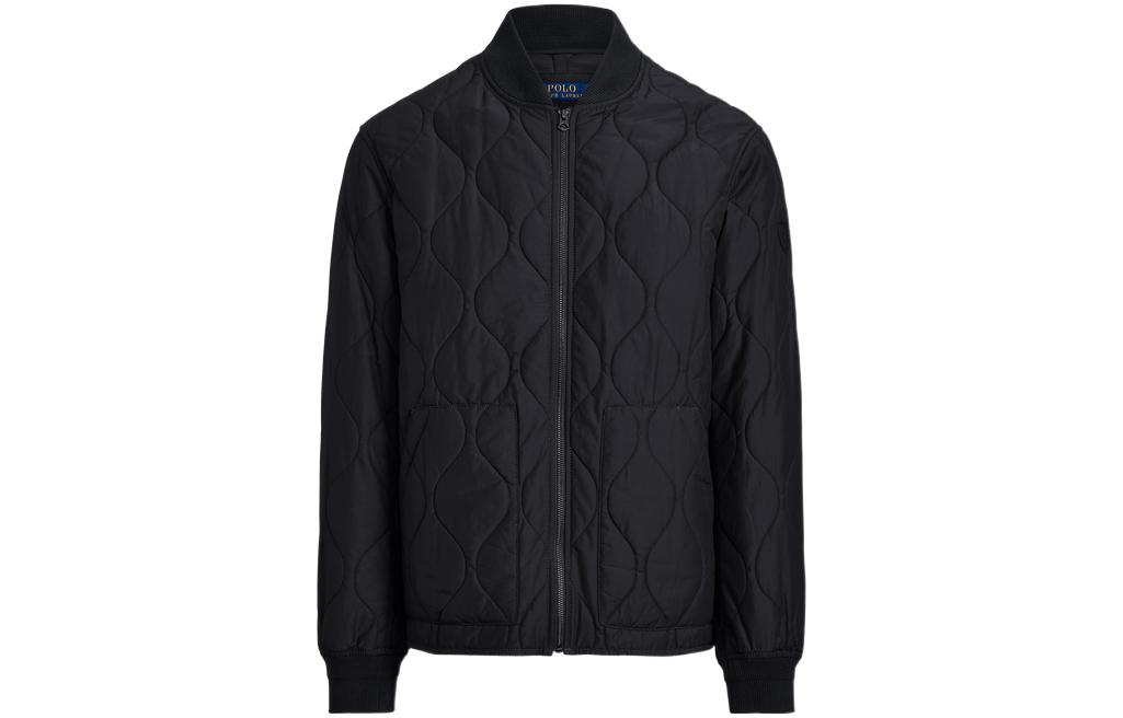 Polo Ralph Lauren SS22 Quilted Bomber Jacket Black  16020753-001