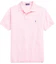 Buy Polo Ralph Lauren SS22 Slim Fit Solid Mesh Embroidered Short Sleeve Polo Pink . MNPOKNI1N821577-650