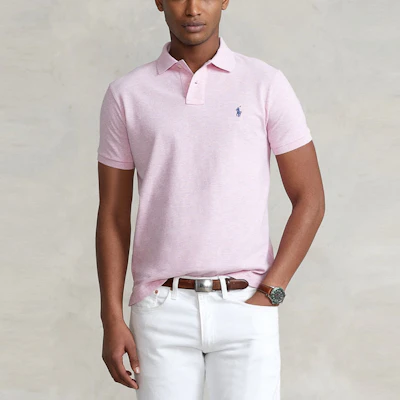 Polo Ralph Lauren SS22 Slim Fit Solid Mesh Embroidered Short Sleeve Polo Pink . MNPOKNI1N821577-650 Shop Polo Ralph Lauren SS22 Slim Fit Solid Mesh Embroidered Short Sleeve Polo Pink . MNPOKNI1N821577-650