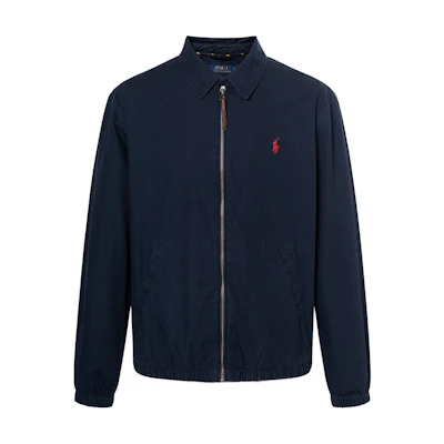 Polo Ralph Lauren SS22 Solid Color Collared Jacket Blue Jacket 710704084-010