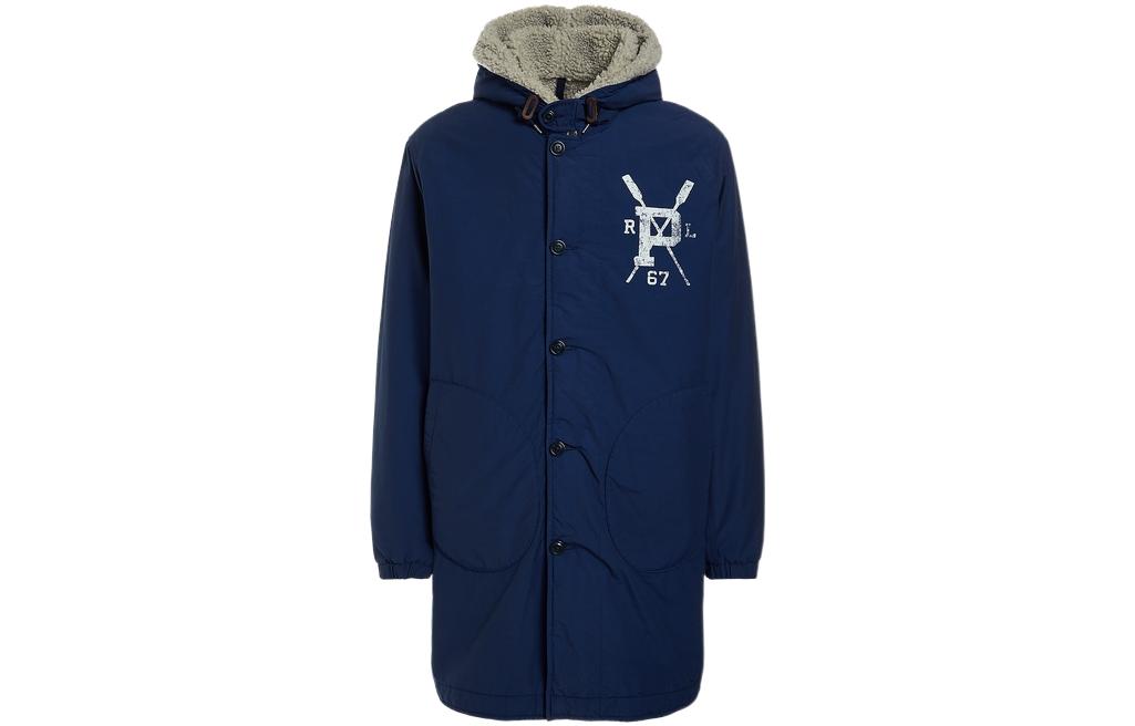 Order Polo Ralph Lauren SS22 Jaket Hoodie Logo Solid Biru. MNPOOTW16020810-400