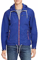 Shop Polo Ralph Lauren SS22 經典標誌連帽長袖外套 男款 藍色 710844878-001