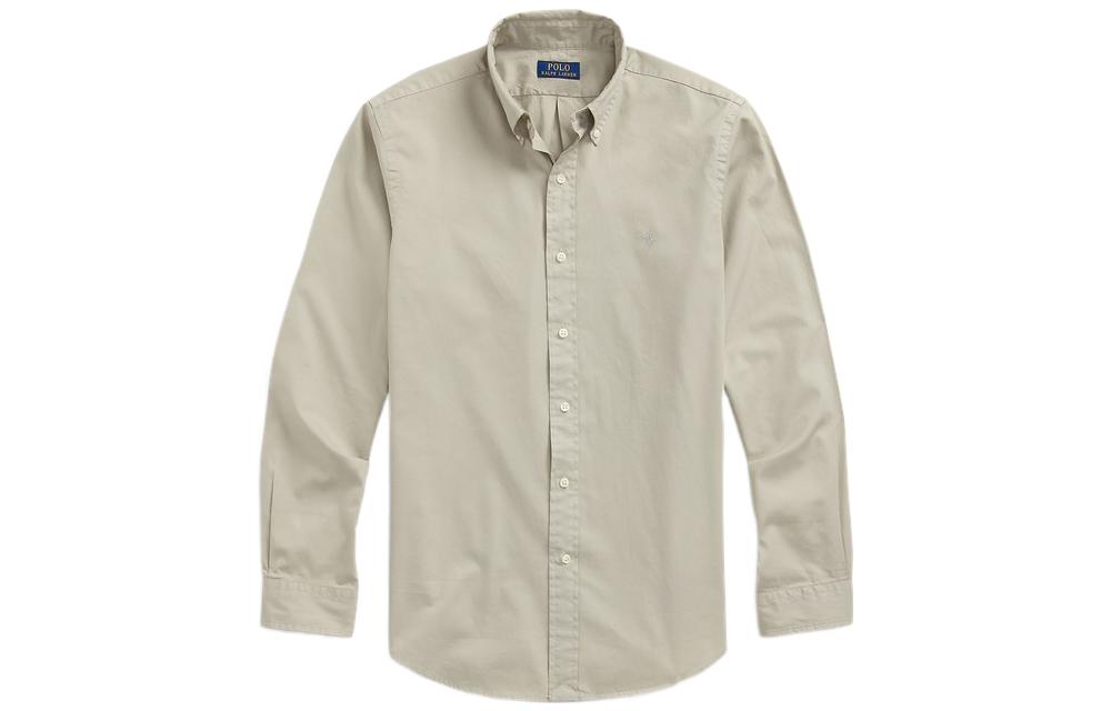 Polo Ralph Lauren SS22 Solid Single-Breasted  Shirt Grey. MNPOWOV16822213-020