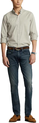 Polo Ralph Lauren SS22 Solid Single-Breasted Shirt Grey. MNPOWOV16822213-020 Lookbook Polo Ralph Lauren SS22 Solid Single-Breasted Shirt Grey. MNPOWOV16822213-020