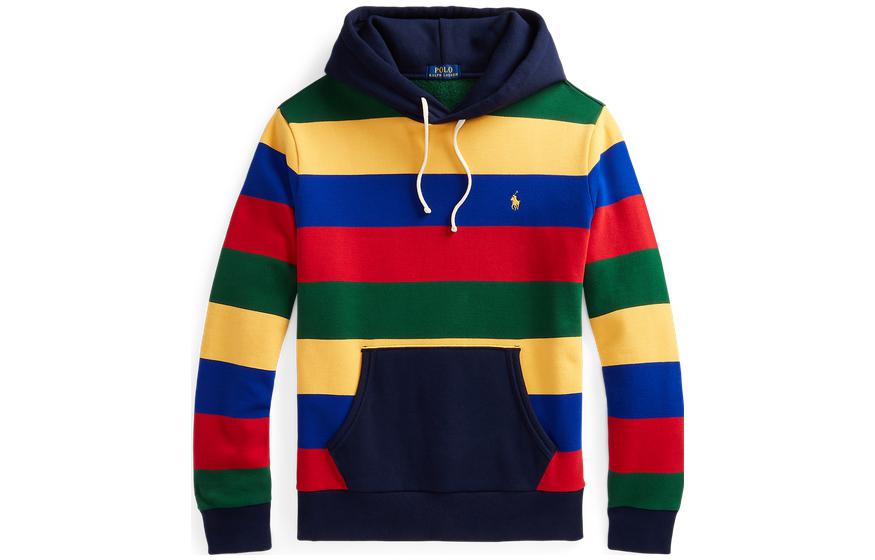 Polo Ralph Lauren SS22 Striped Print Hoodie Men’s Multicolor. MNPOKNI16822124