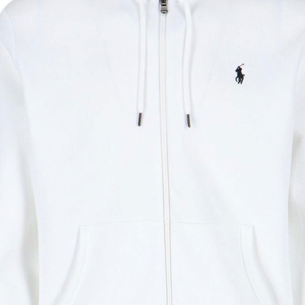 Sizing Polo Ralph Lauren SS22 白色連帽外套，刺繡Logo，拉鍊款式。 710883329-013