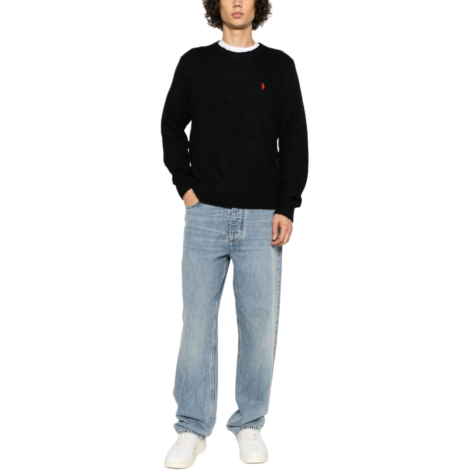 Polo Ralph Lauren SS23  Black Crewneck Pullover Sweater Long Sleeve 710918805-002 圖 4