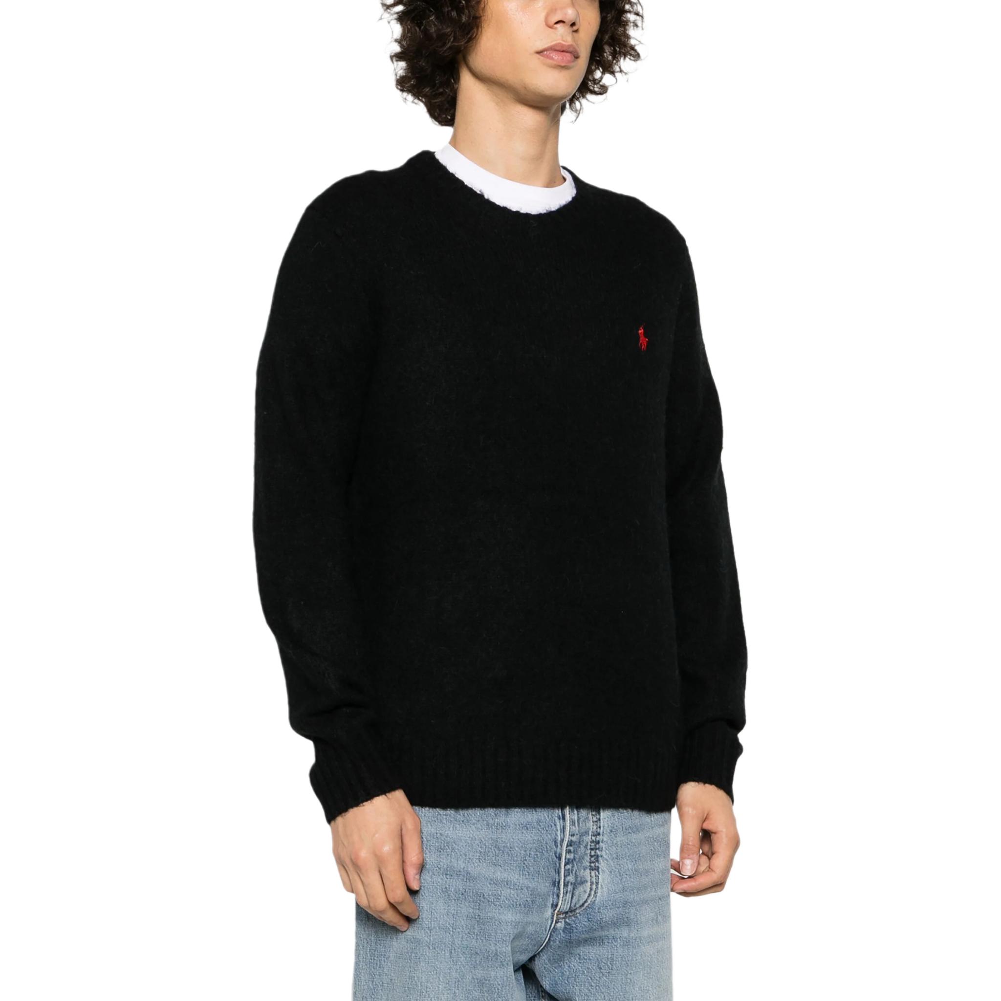 Polo Ralph Lauren SS23  Black Crewneck Pullover Sweater Long Sleeve 710918805-002 圖 6