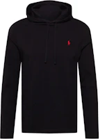Polo Ralph Lauren SS23 Black Hoodie with Solid Color Logo Embroidery. 710847203-001 Polo Ralph Lauren SS23 Black Hoodie with Solid Color Logo Embroidery. 710847203-001