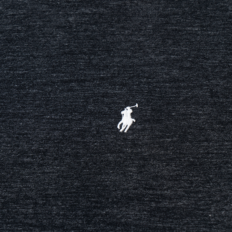 Shop ポロ ラルフ ローレン SS23 ブラック ロゴ 刺繍 カジュアル クルーネック Tシャツ 710610667-043