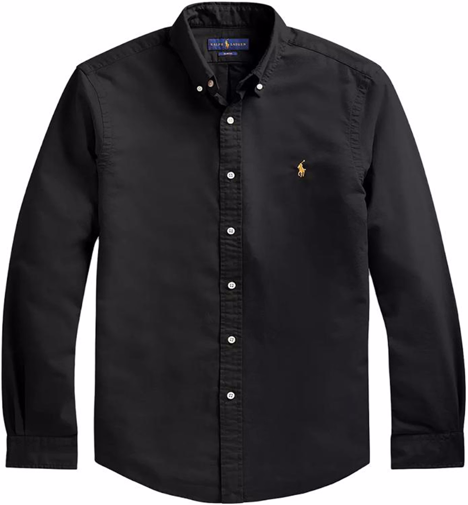polo-ralph-lauren-ss-23-black-solid-logo-embroidered-long-shirt-710767828-001