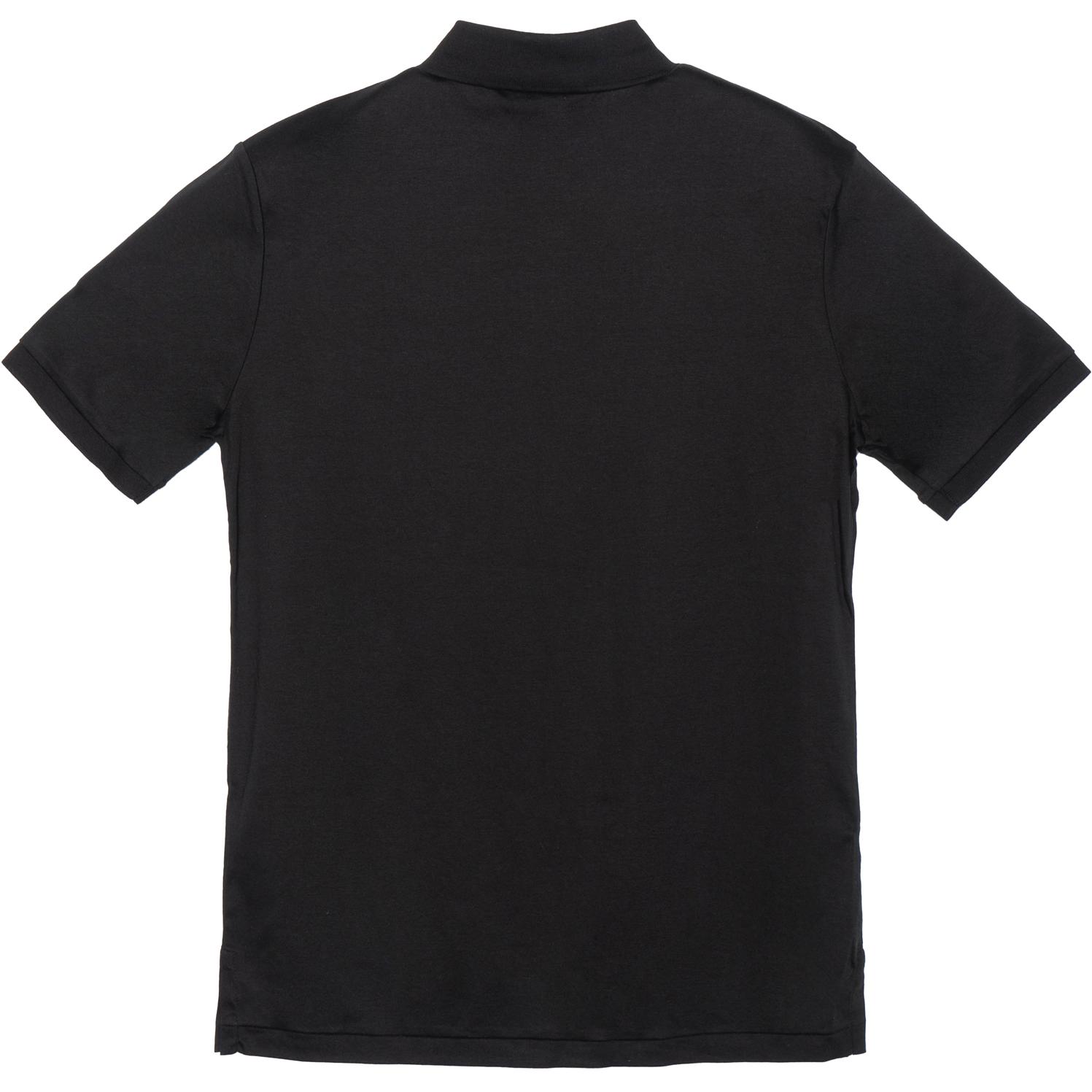 Lookbook Polo Ralph Lauren SS23  Black Solid Polo Shirt with Logo Embroidery. 710870645-003