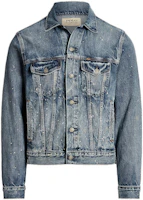 Polo Ralph Lauren SS23 Blue Denim Jacket with Button-Down Collar. 710900010001 Polo Ralph Lauren SS23 Blue Denim Jacket with Button-Down Collar. 710900010001