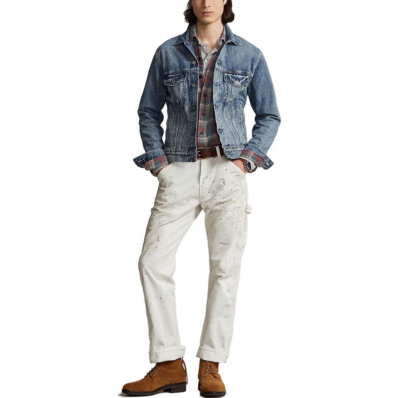 Polo Ralph Lauren SS23  Blue Denim Jacket with Button-Down Collar. 710900010001 圖 3