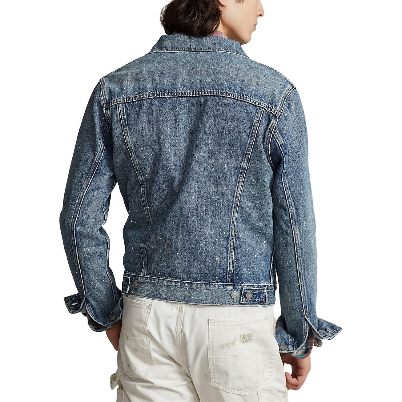 Polo Ralph Lauren SS23  Blue Denim Jacket with Button-Down Collar. 710900010001 圖 5