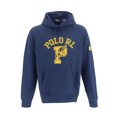 Polo Ralph Lauren SS23 Blue Letter Print Hoodie Long Sleeve. 710900954000-001