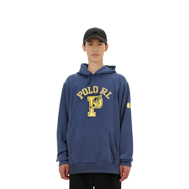 Polo Ralph Lauren SS23  Blue Letter Print Hoodie Long Sleeve. 710900954000-001 圖 4