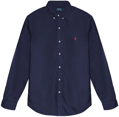 Polo Ralph Lauren SS23 Baju Oxford Biru Lengan Panjang dengan Sulaman Logo. 710729232-022 Buy Polo Ralph Lauren SS23 Baju Oxford Biru Lengan Panjang dengan Sulaman Logo. 710729232-022