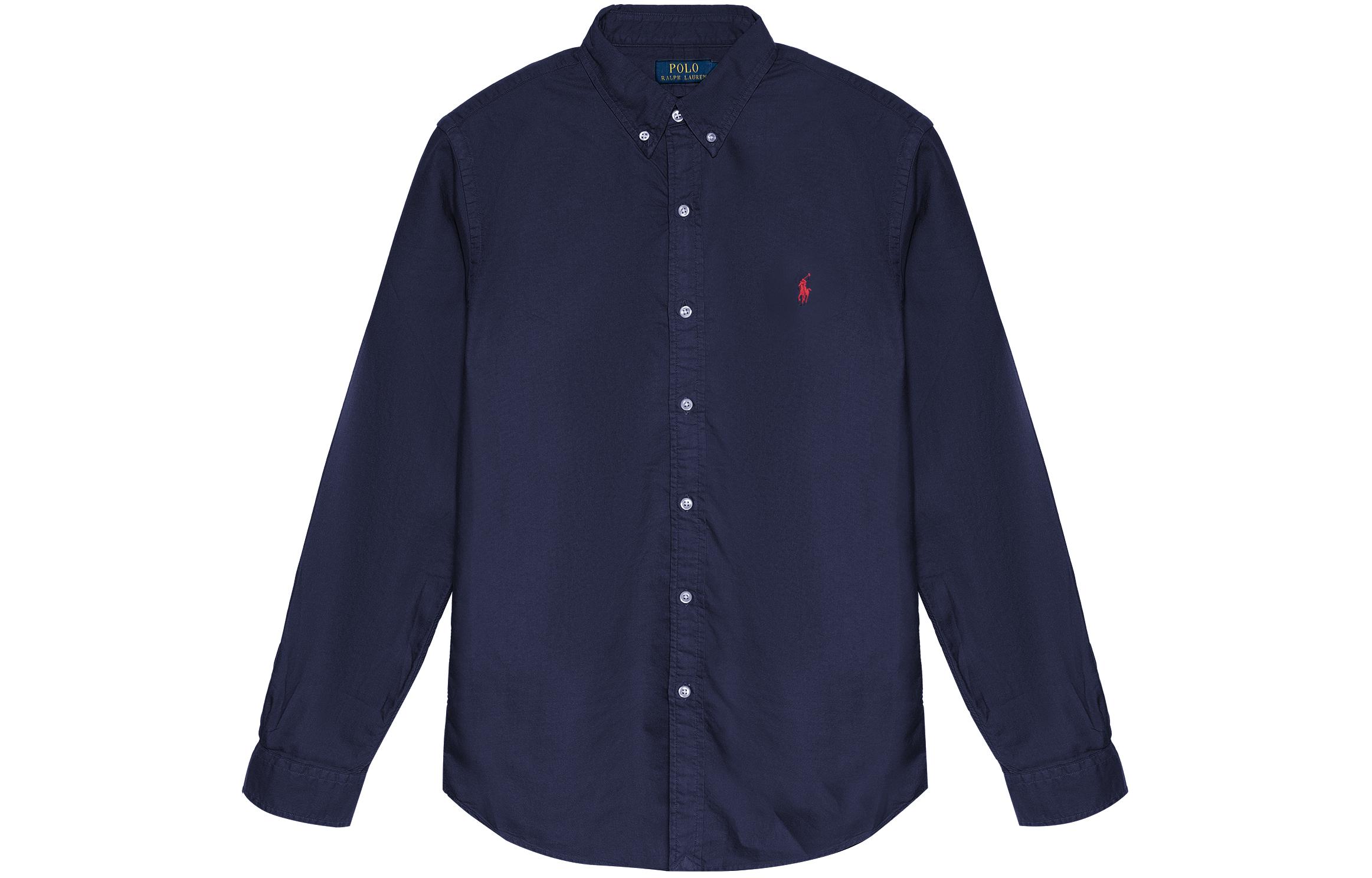 Polo Ralph Lauren SS23  Blue Oxford Long Sleeve Shirt with Logo Embroidery. 710729232-022 圖 2