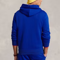 Shop Polo Ralph Lauren SS23 Blue Solid Logo Zip-Up Embroidered Sweatshirt. MNPOKNI16822726-400