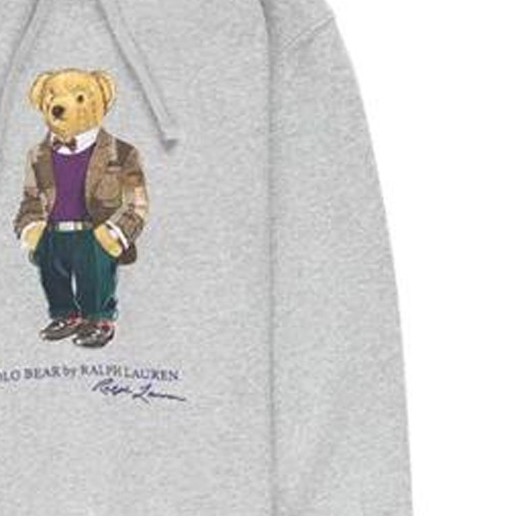 Polo Ralph Lauren SS23  Cartoon Print Hoodie Grey Long Sleeve Casual Wear 710853309-027 圖 7