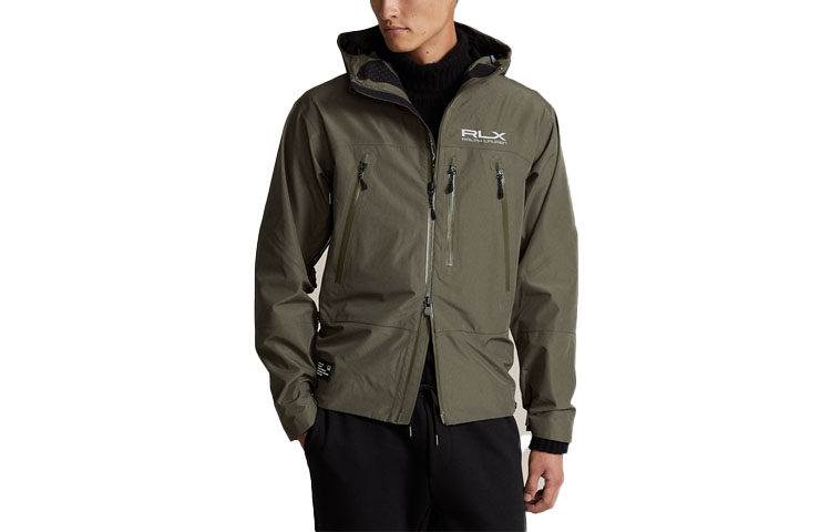 Polo Ralph Lauren SS23  Green Letter Print Zip Hoodie Jacket. MNRXOTW16020094-300