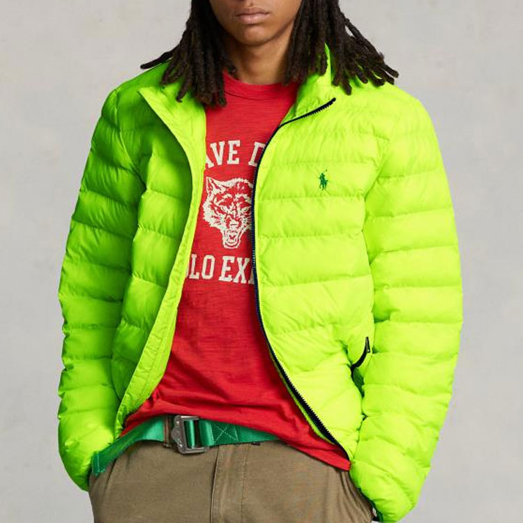 Polo Ralph Lauren SS23  Green Logo Print Standing Collar Jacket. 710888051-001 圖 3