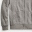 Sizing Polo Ralph Lauren SS23 灰色刺绣标志拉链连帽衫配抽绳。 710625887-001