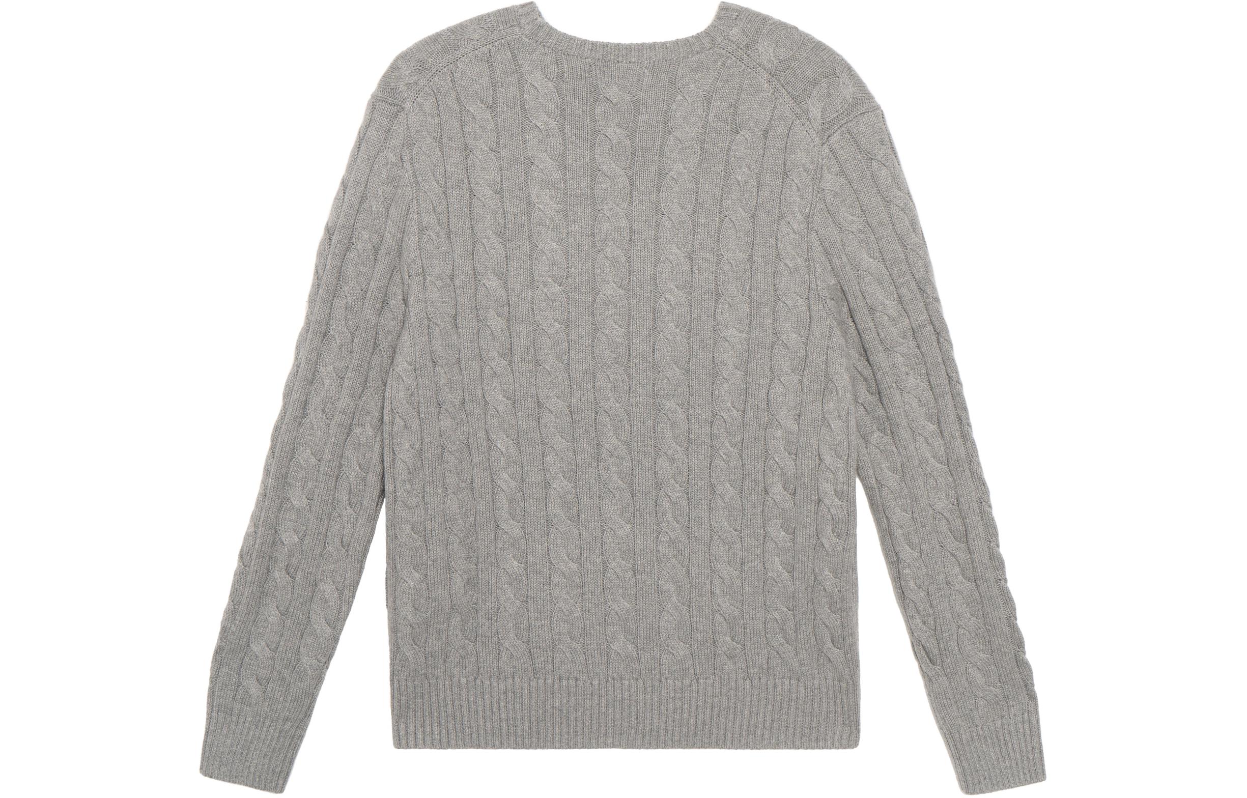 Polo Ralph Lauren SS23  Grey Pullover Sweater with Solid Logo Embroidery. MNPOSWE16820583-020 圖 3