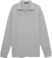 Polo Ralph Lauren SS23 Half-Zip Logo Embroidered Sweatshirt Grey. 710857073-006 Polo Ralph Lauren SS23 Half-Zip Logo Embroidered Sweatshirt Grey. 710857073-006