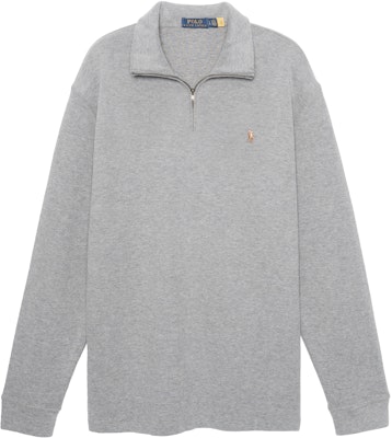 폴로 랄프로렌 SS23 하프집 로고 자수 스웨트셔츠 그레이. 710857073-006 Order 폴로 랄프로렌 SS23 하프집 로고 자수 스웨트셔츠 그레이. 710857073-006