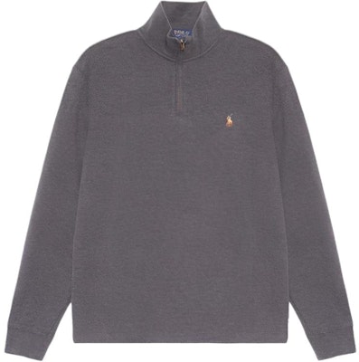 Polo Ralph Lauren SS23 Half-Zip Sweatshirt Abu dengan Bordir Logo. 710857073-015 Buy Polo Ralph Lauren SS23 Half-Zip Sweatshirt Abu dengan Bordir Logo. 710857073-015