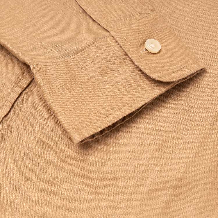 Polo Ralph Lauren SS23  Khaki Long Sleeve Polo Shirt with Logo Embroidery 710794141-011 圖 7