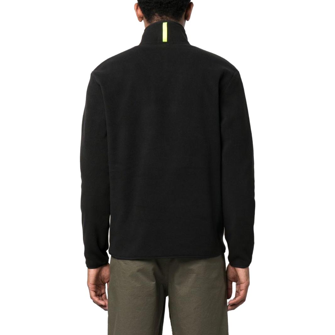 Shop 폴로 랄프 로렌 SS23 로고 프린트 플리스 스웻셔츠 블랙. 710850393-018