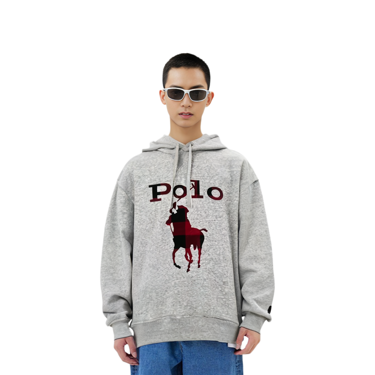 Polo Ralph Lauren SS23  Logo Print Pullover Long Sleeve Sweatshirt Grey 710881816-002 圖 4